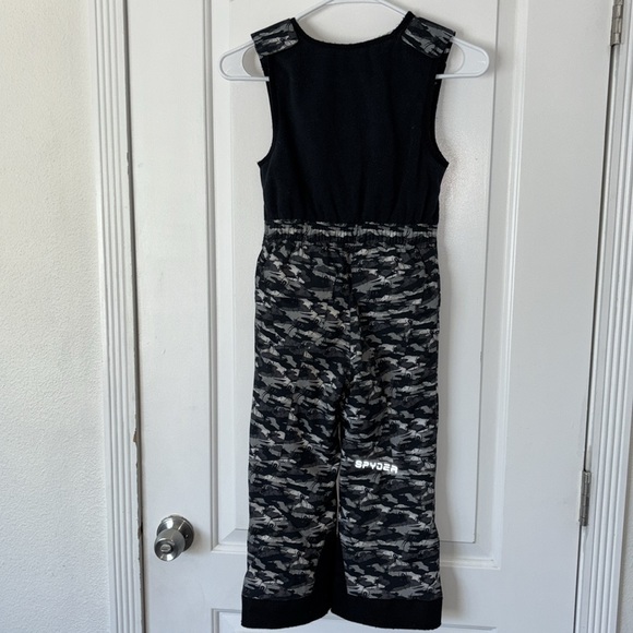 Spyder camo spider print snow bibs pants youth kids boys 5 - Picture 5 of 9